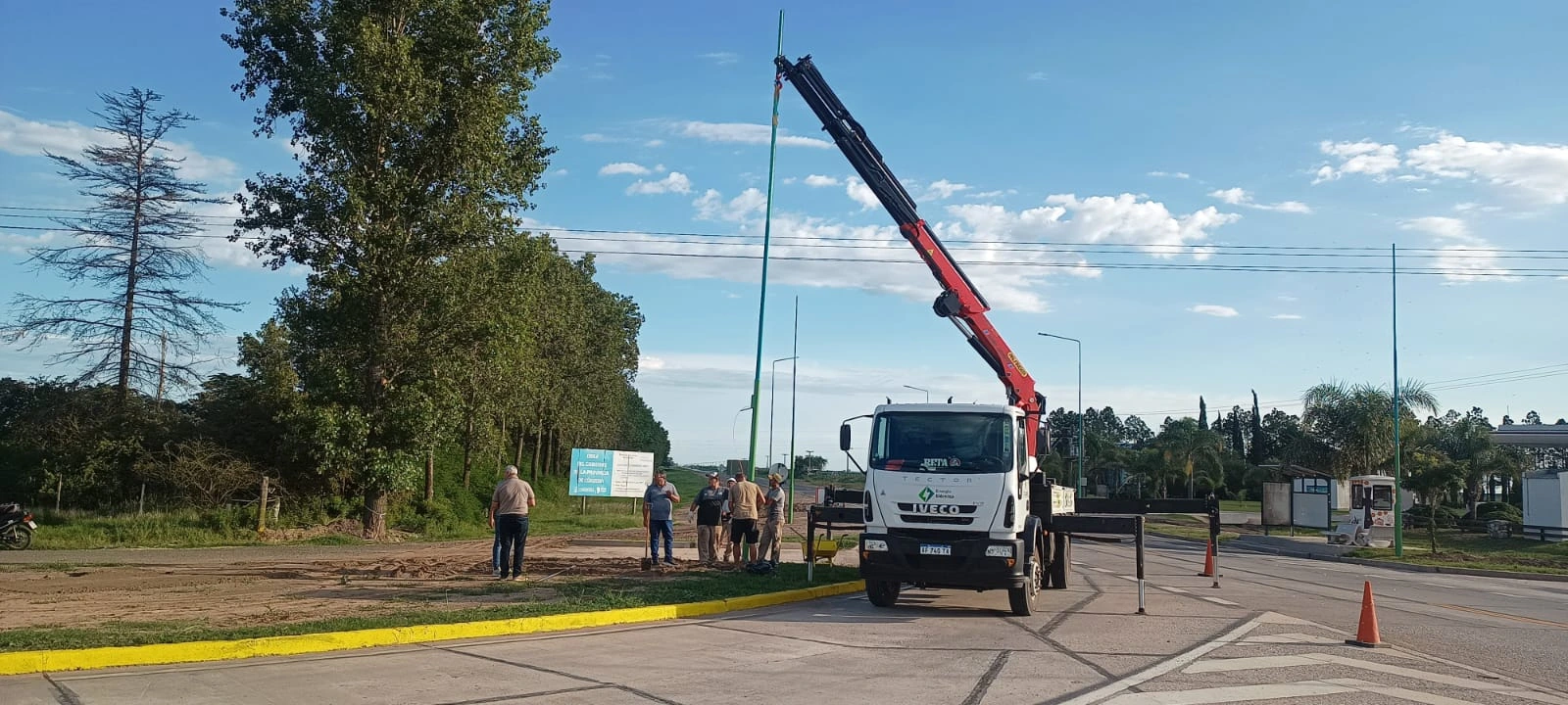 Instalación de luminarias